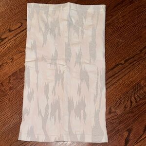 Wolford Metallic Silver and White Garment